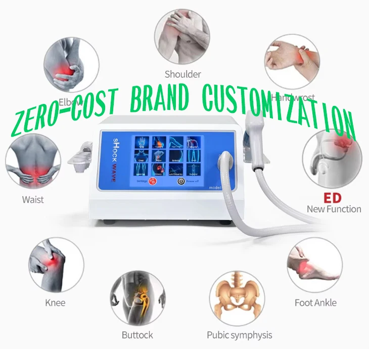 Pneumatic Shock Wave  Physiotherapy Pain Relief Machine Chinese Medicine Inspired Shockwave Physical Therapy Equipment