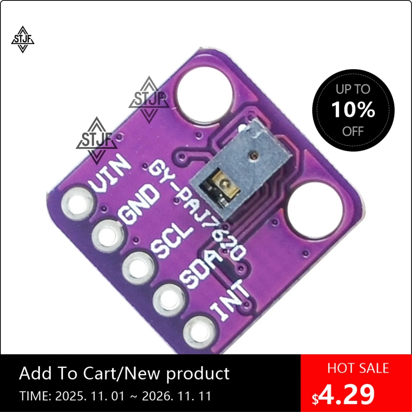 SAMIORE ROBOT PAJ7620 Gesture recognition sensor PAJ7620U2 9 gesture recognition For Arduino