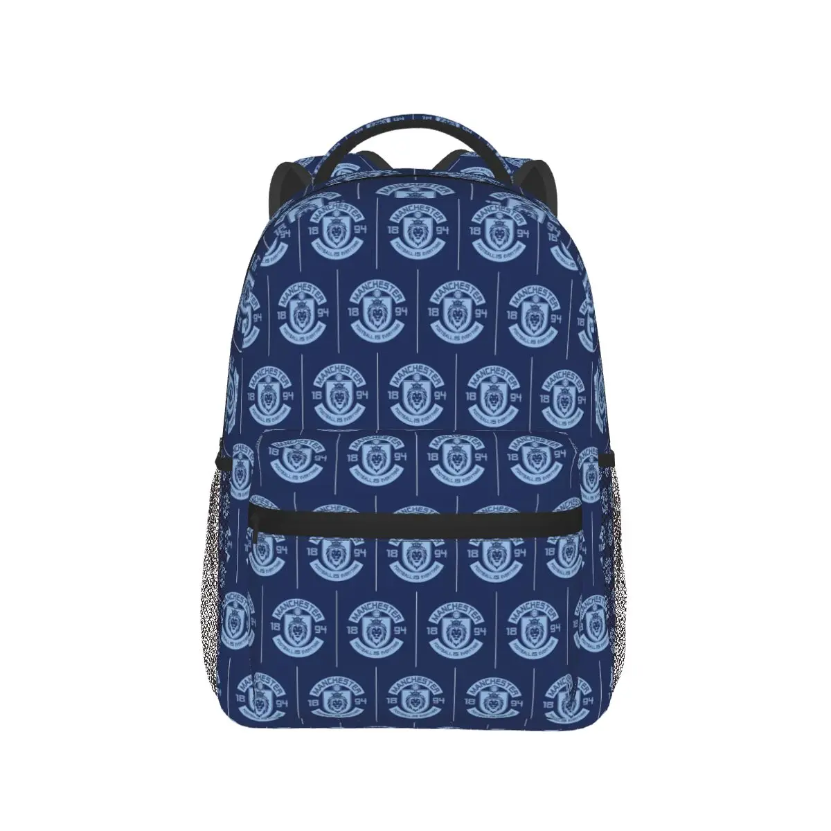 

Football Is Everything - City Of Manchester Squad Retro Backpack Hot Sale Daypack BookBag School Bag Shoulder Bags for Men Women