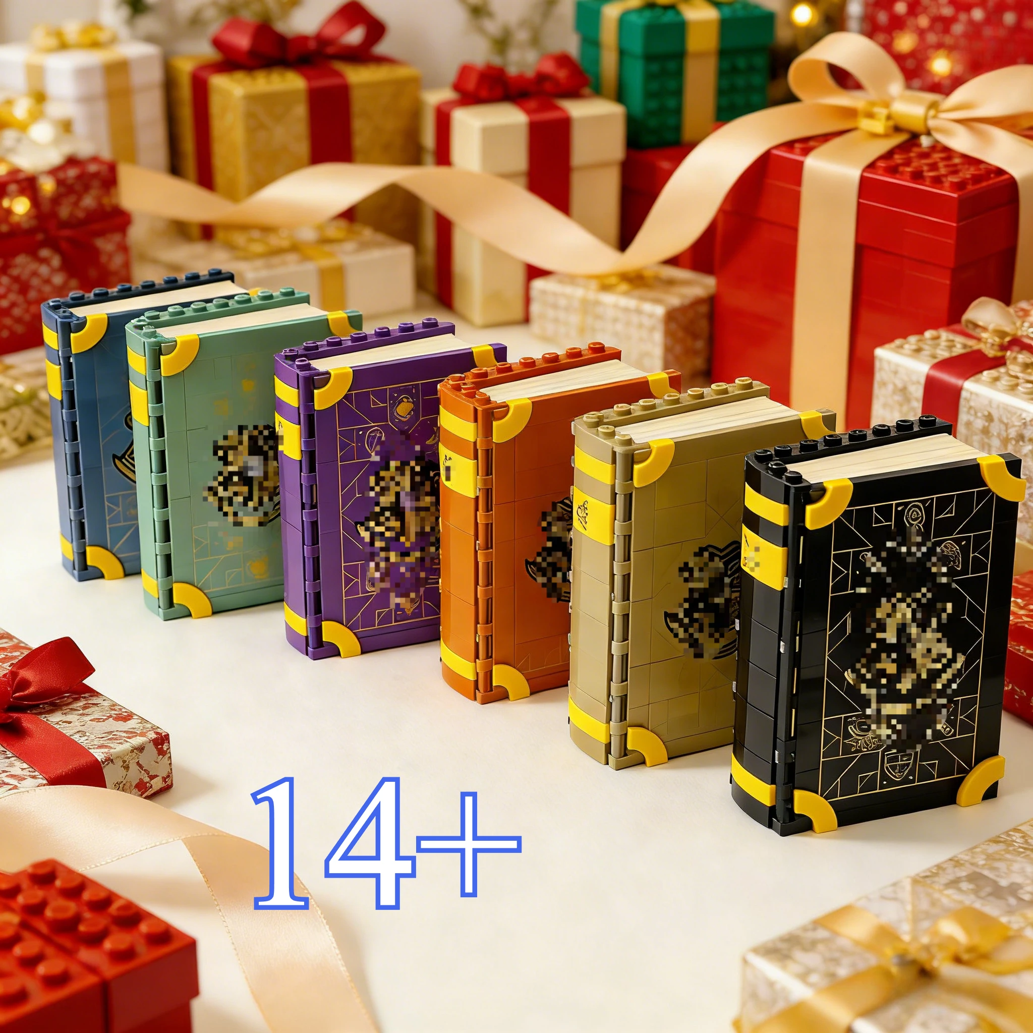 

Набор из 6 волшебных книг, конструкторы Magic Classroom, подарочные детские игрушки, игрушечные строительные блоки, 76385 76384 76397.