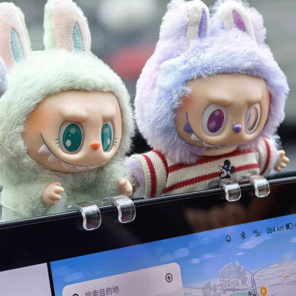 

Labubu Accessories Car Display Hanger Mount Bracket for 10.5cm Doll Storage Display Equipment Christmas Gift