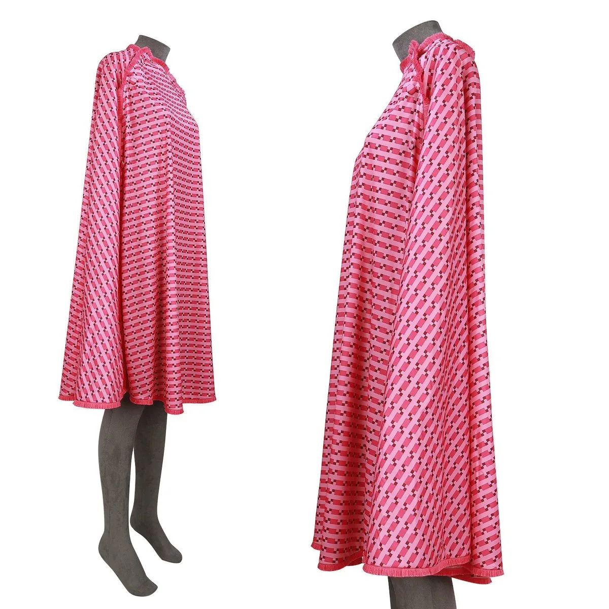 

Клетчатый плащ на Хэллоуин, костюм для косплея, универсальный нагрудник, женский традиционный китайский сценический костюм