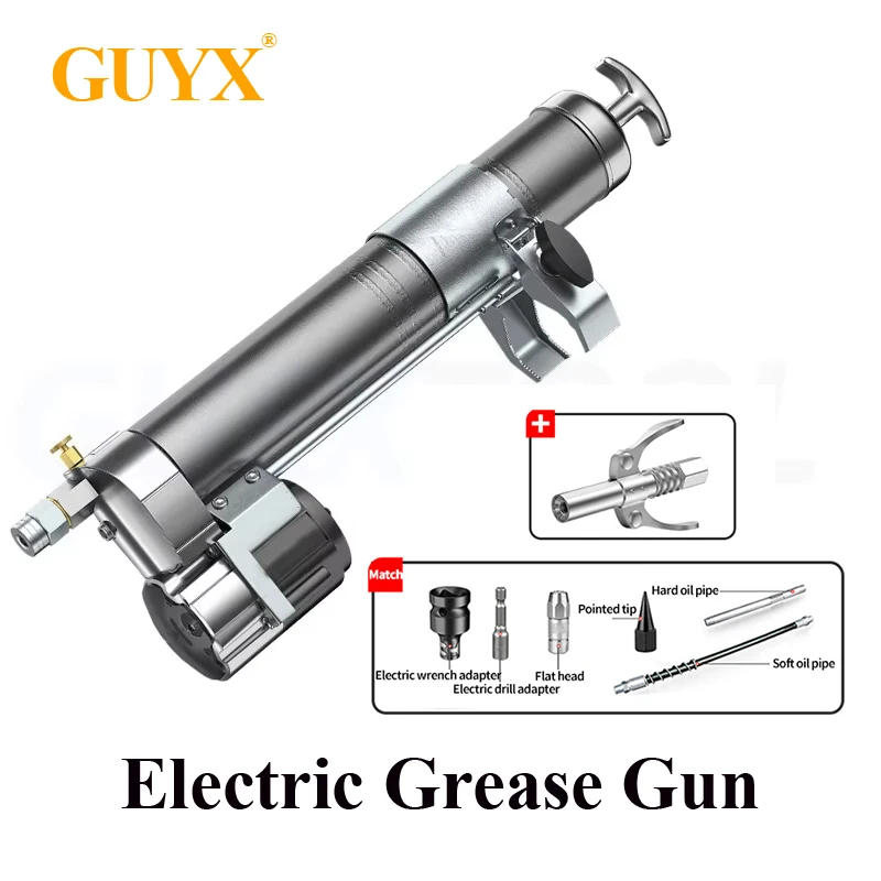 

Electric Butter Gun Lithium Battery Caterpillar Butter Cracker Fully Automatic New Electric Wrench Drill Modification