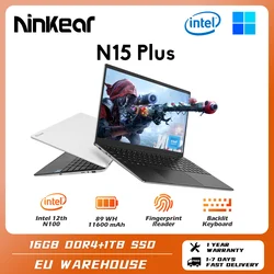 Ninkear N15 PRO Gaming Laptop Intel 12th Core i7-1255U 15.6-inch FHD IPS 32GB DDR4+1TB SSD face unlock Backlit Keyboard Notebook