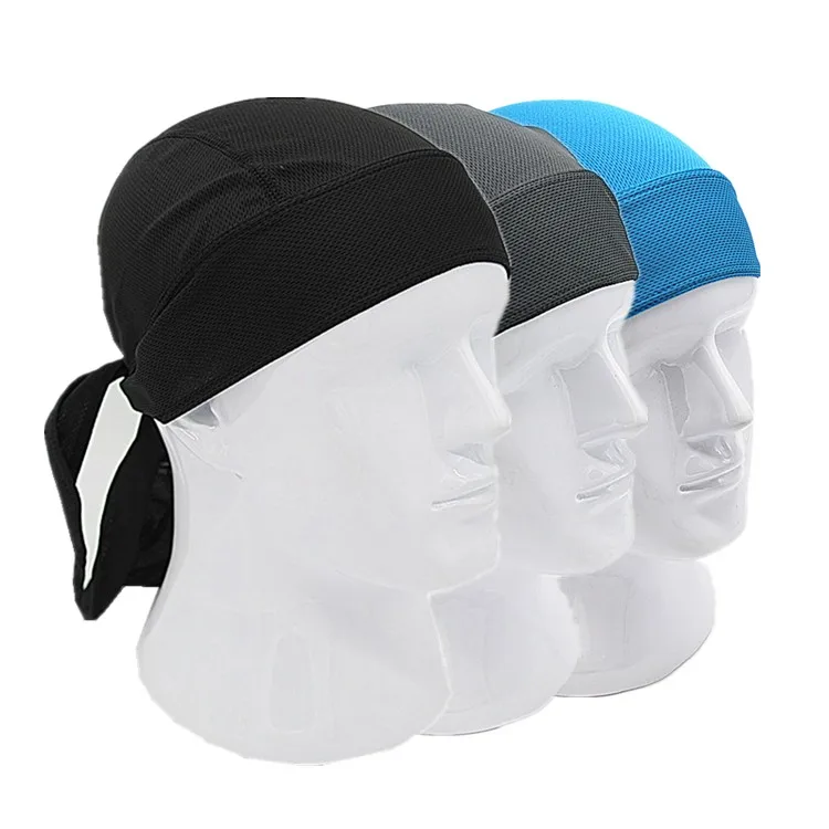 Gorro de Ciclismo de secado rápido al aire libre para hombre, bufanda de cabeza, diadema, Bandana para correr, gorro de pirata, capucha, Verano