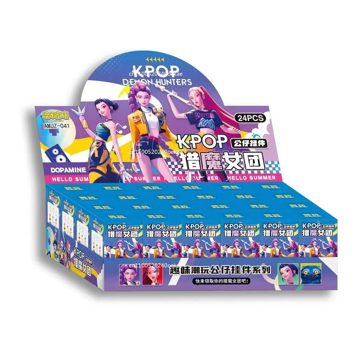 2025年ホットアイテム 24個入り ランダム ブラインドボックス アニメ KPOP デモンハンターズ ガールズグループ RUMI MIRA ZOEY フィギュア アクション PVCモデル おもちゃ 飾り ギフト
