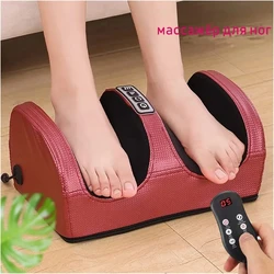 Foot Massager Machine Remote Control Electric Heating Therapy Shiatsu Kneading Roller Vibrator Hot Compression Deep Muscles Gift