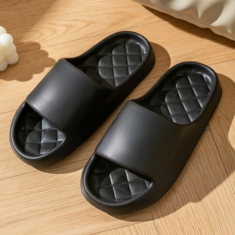 Sandalias antideslizantes para hombre y mujer, chanclas suaves, cómodas, de Color puro, para verano