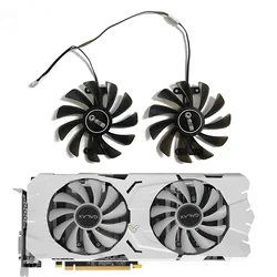 2PCS GFM10012H12SPA 95MM 4PIN GTX1070 1080 Cooler for GALAXY GTX 1070 1070TI 1080 EXOC SNPR WHITE Graphics Card Cooling Fan