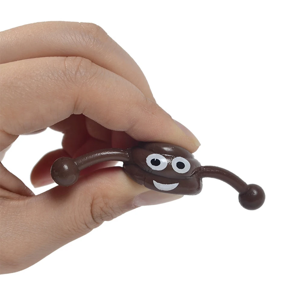 

Мини-антистресс-катапульта, эластичная случайная цветная какашка, настенные игрушки для скалолазания, портативная игрушка для выброса какашек, многоразовая для детей, праздничные подарки