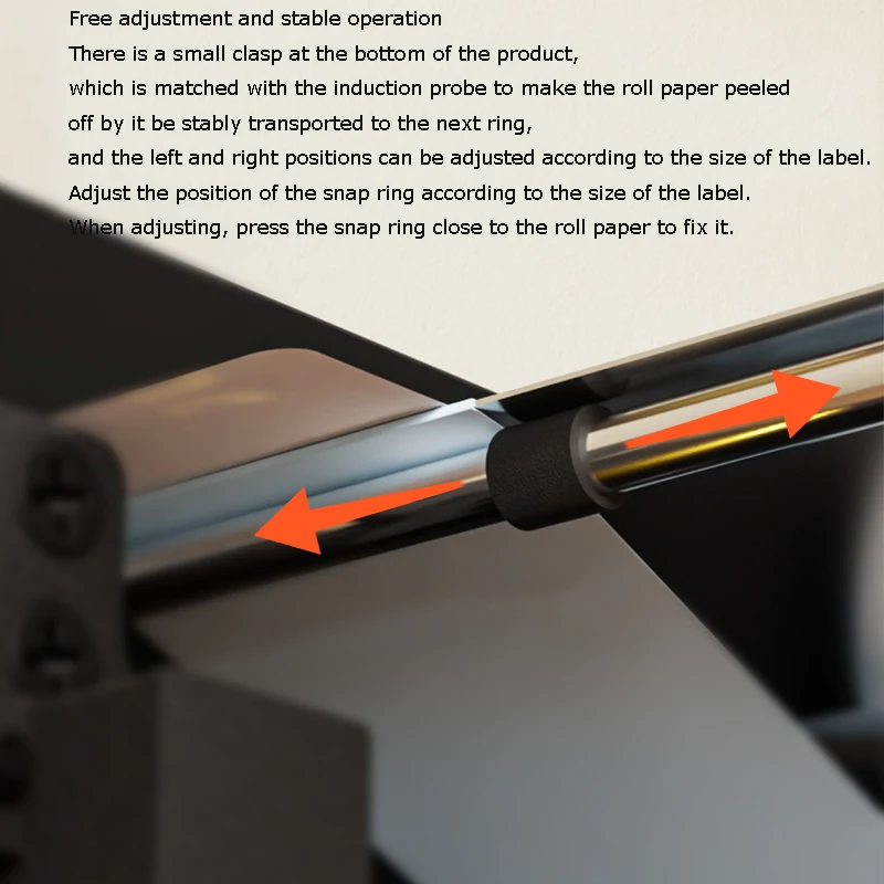 Automatic Label Dispenser Machine with Infrared Sensor for Multi-Row Adhesive Paper Stripping