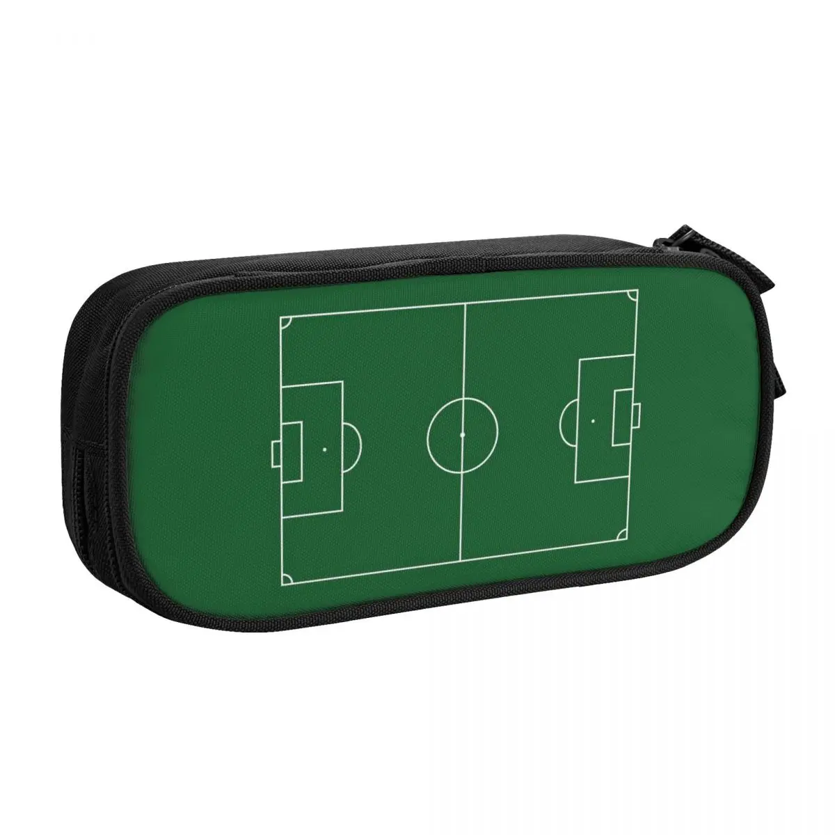 Custom Soccer Stadium Cute Pencil Cases Girls Boys Large Capacity Football Sport Fan Pencil Bag Pouch Students Stationery