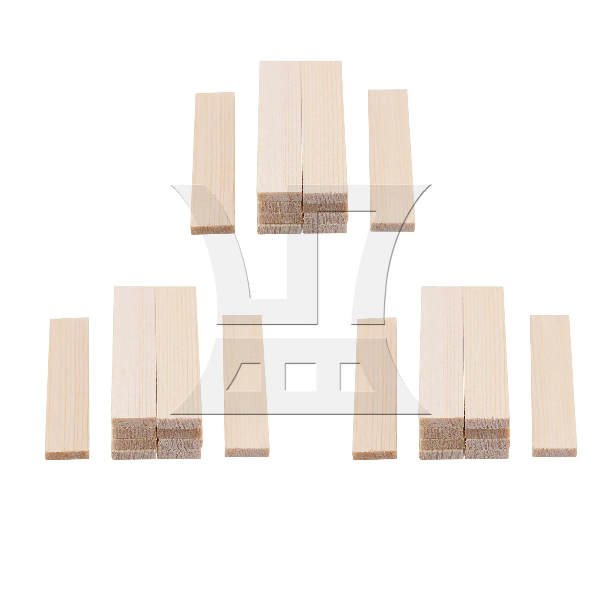 30 Pcs Extra Long Bamboo Wood Sticks 2