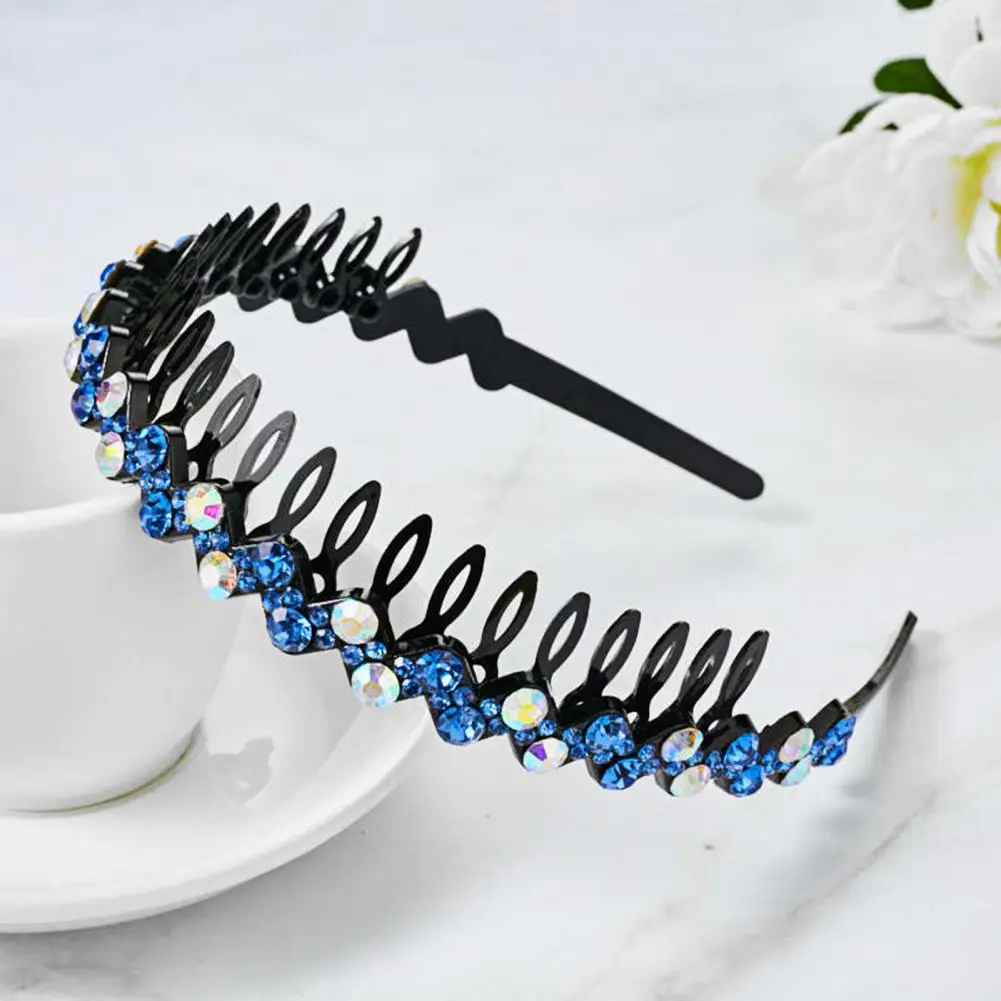 Women  Chic Anti-slip Tooth Women Hair Hoop Gift Headband Stable   for Party