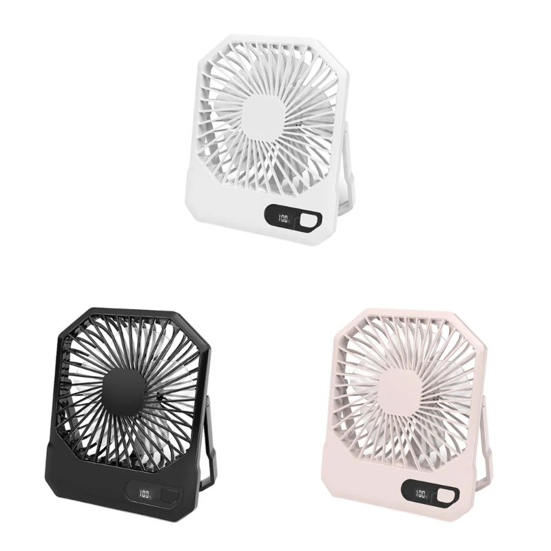 Small Table Fan Rechargeable Portable Foldable Desk Fan Operated Fan Drop Shipping