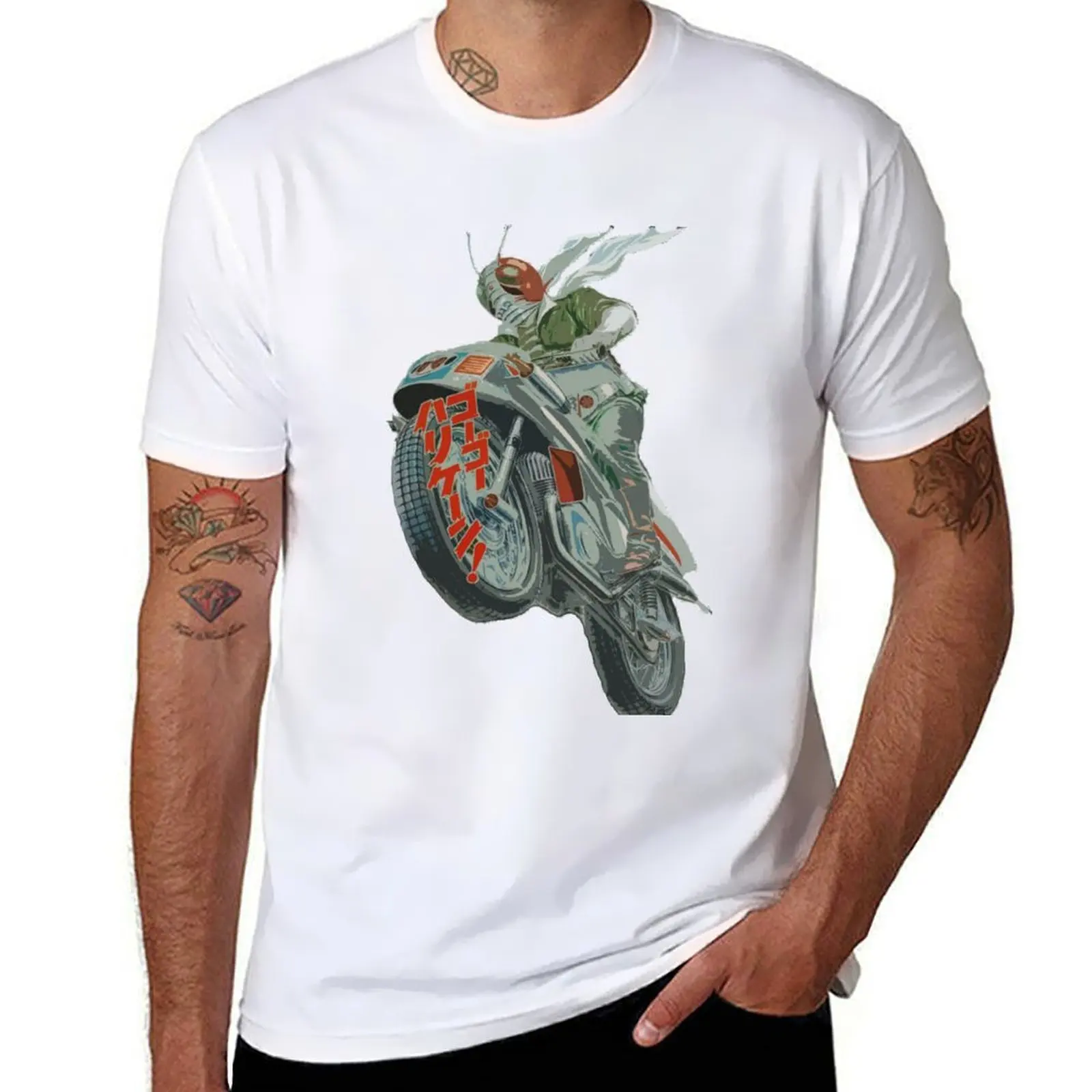 

KAMEN RIDER V3 MOTORCYCLE #2 T-Shirt t shirts for man cotton funny t shirts cotton T-Shirt