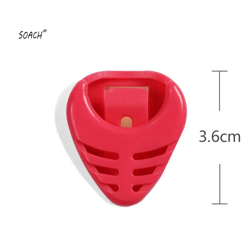 2020 Hot Small Beautiful Box Guitar Pick 7 Color 3.6cm High Quality Plastic Material Guitar Accessories Guitar Picks Box Boxes