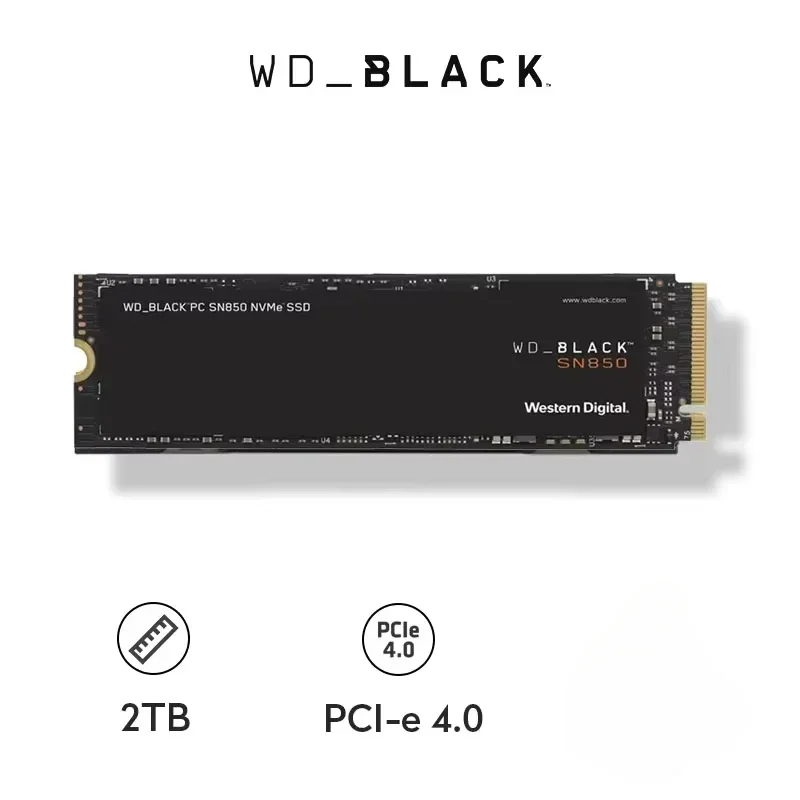 Western Digital WDBLACK SN850 1TB NVMe Built-in solid  drive PCIe 4.0 Gen4 500GB SSD to 7000 MB/s M.2 2280 for PS5 2TB on sale