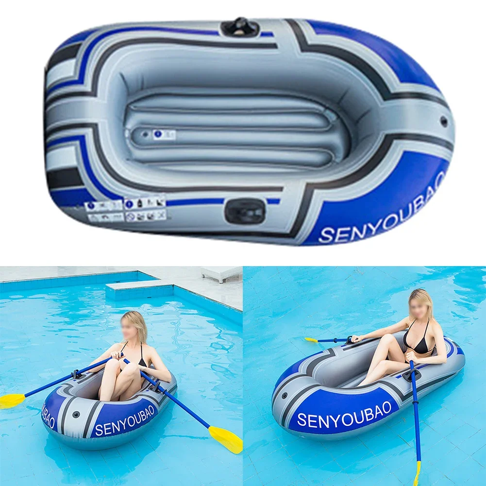 Inflatable Boat Canoe Fishing Boat With Double Valve For Parent-Child Interaction 1-2 Person Swimming Pool Activities - view 4