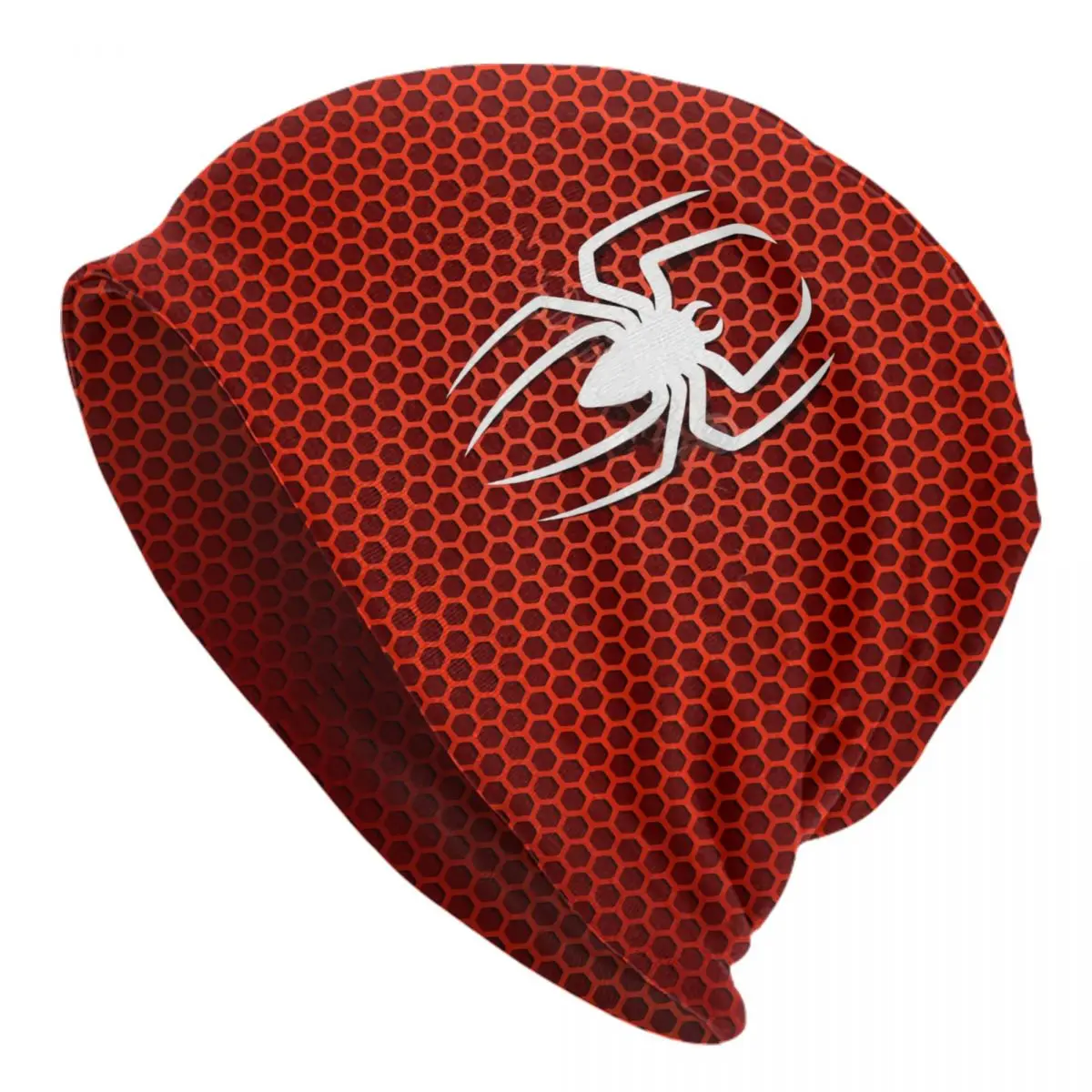 Spider Cobweb Hexagon Bonnet Hat Knitting Hat Men Women Fashion Unisex Spider Man Warm Winter Skullies Beanies Caps