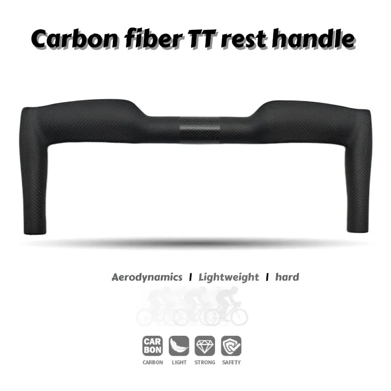 matte-3k-full-carbon-fiber-aero-tt-style-fixed-gear-handlebar-254-318mm-clamp-diameter-for-new-road-bike