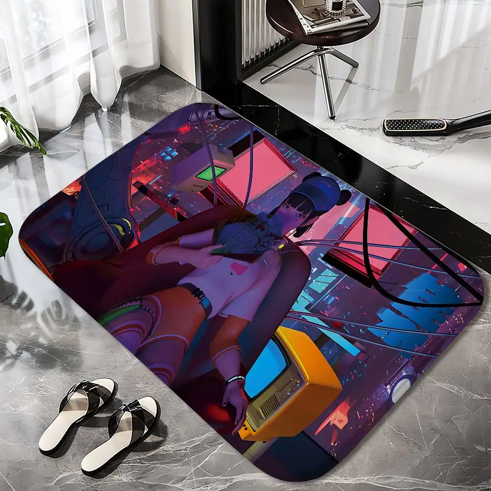 

JYANME Floor Mat Printed Large Carpets Room And Bedroom Carpets Bathroom Anti Slip Door MATS Small Carpets