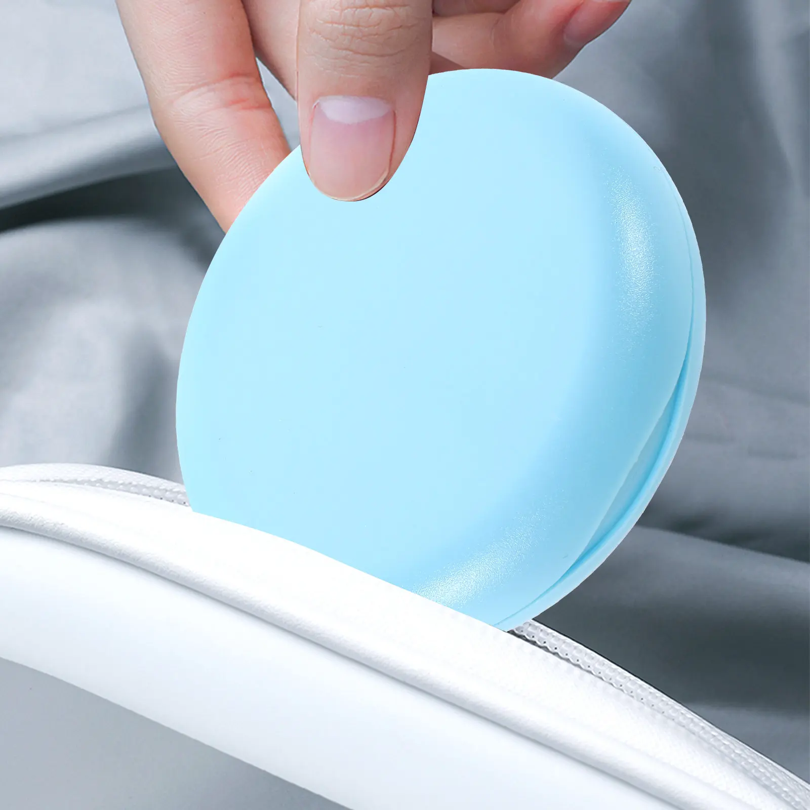 Retainer Storage Case with Mirror Magnetic Closure Portable Denture Holder Lightweight Travel Box