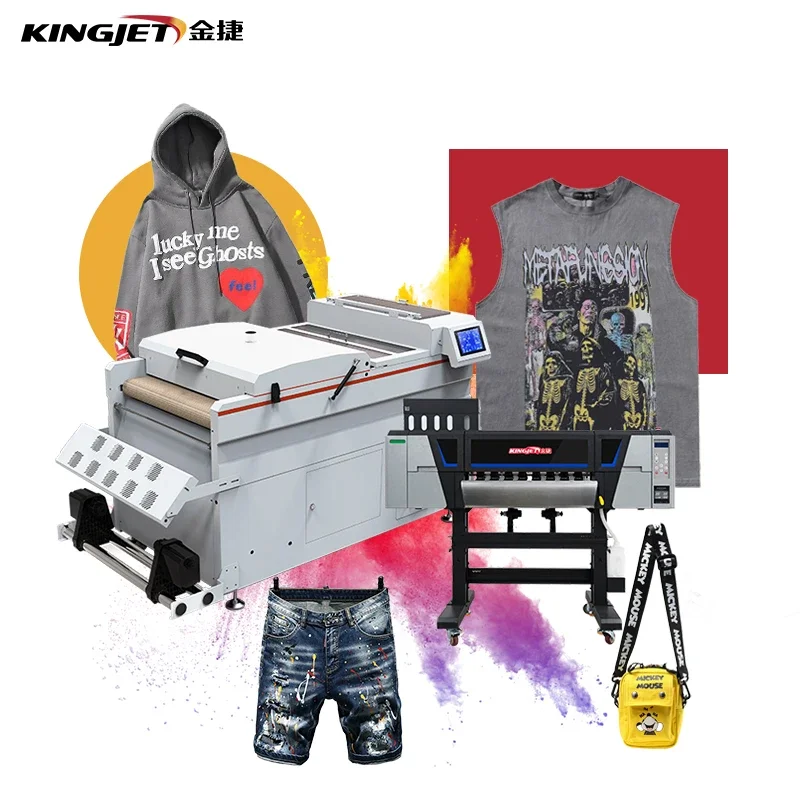 Machine A3 Printing Impresora 60Cm Head Dual Powder Film With Textil For Shaker Print T-Shirt A4 Cm 30Cm 2 I3200 Uv Dtf Printer