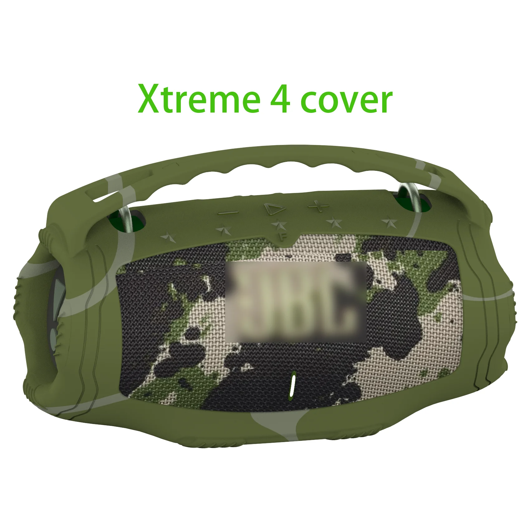 Siliconen handvat beschermhoes accessoires voor JBL Xtreme 3 draagbare Bluetooth-luidspreker (alleen dekking)