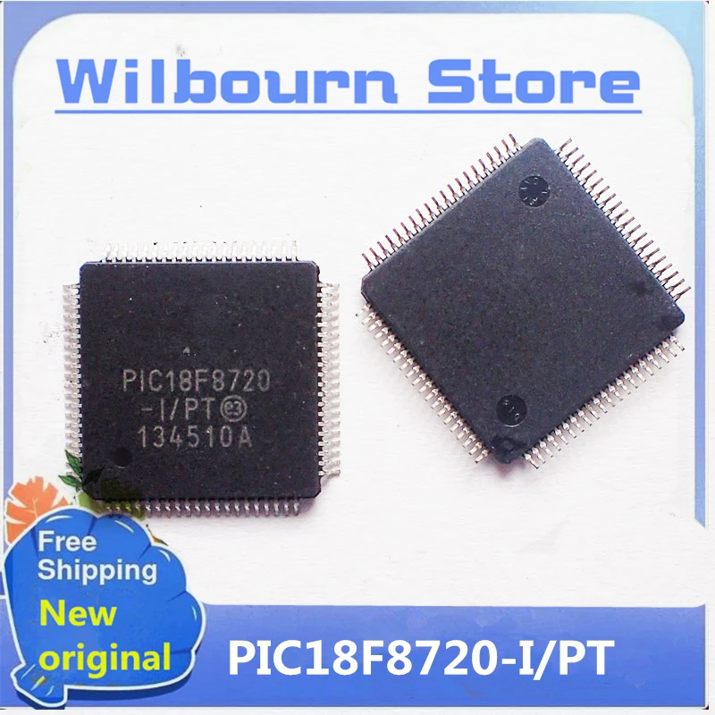 1Pcs ~ 10 Stks/partij PIC18F8720-I/Pt TQFP-80 PIC18F8720 In Voorraad