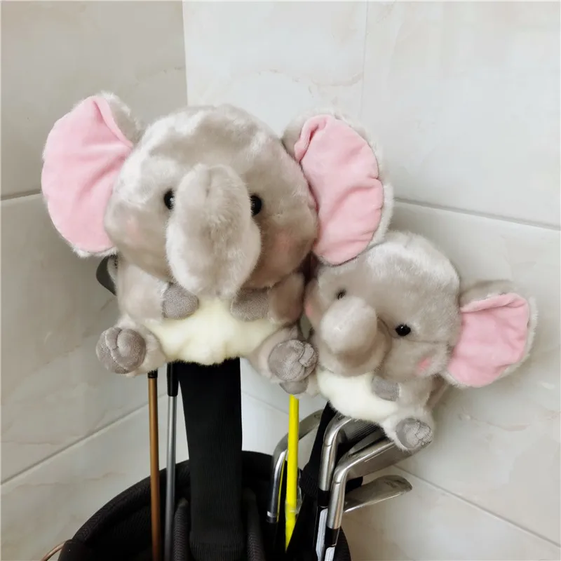 

Elephant Golf Driver Headcover Plush Fairway Wood Head Cover Drop Shipping
