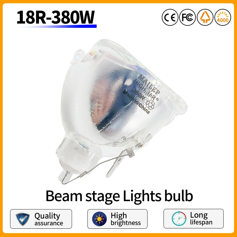 Milep Bulb Mobile Beam Stage Light 18R 380W Bare Light Bulb