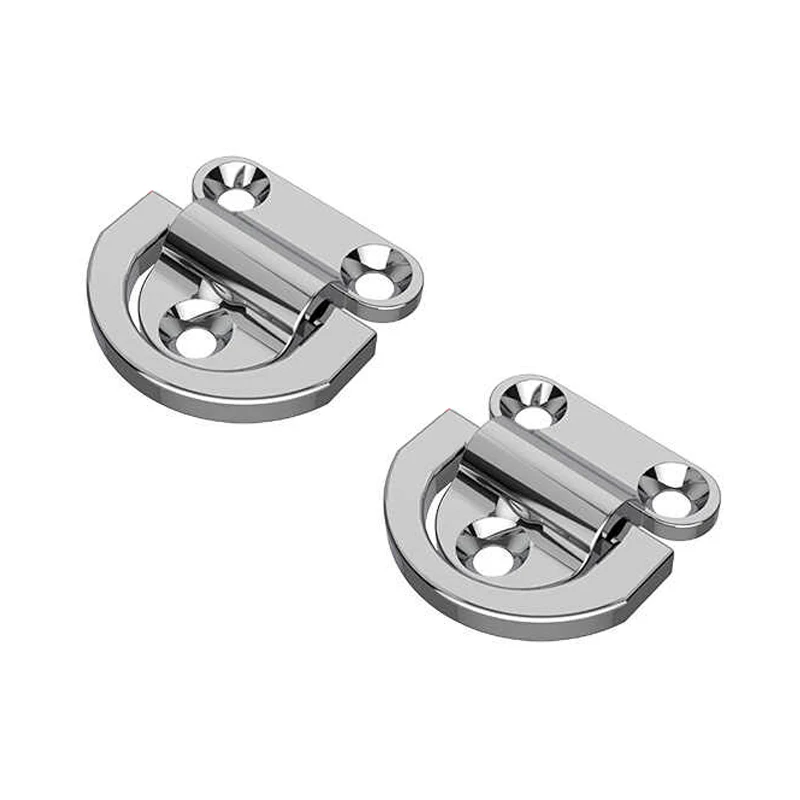 1PCS Stainless Steel Heavy-duty Rope Tying Device Yacht Tying Ring Rope Tightening Device D-shaped Buckle Ship Hardware