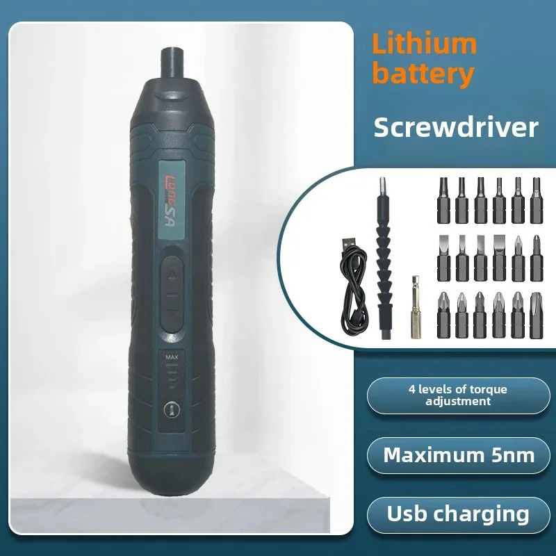 

Industrial grade screwdriver with torque adjustment rechargeable screwdriver
