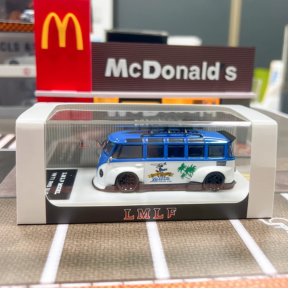 1/64 /LFLM محاكاة سبيكة دييكاست LBWK اللوحة جيب حافلة لعبة مجسمة سيارة جمع فان الهدايا لعب سيارة للأطفال أطفال #6