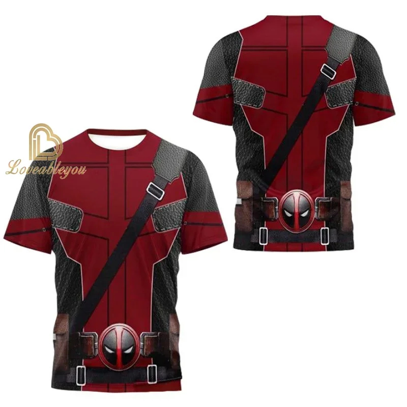 DEADPOOL Hoodies Cosplay Costumes Superhero 3D Printed Zip-up Hoodies Cartoon Hoodie Jacket Men Women Sport Sweatshirts#1#W