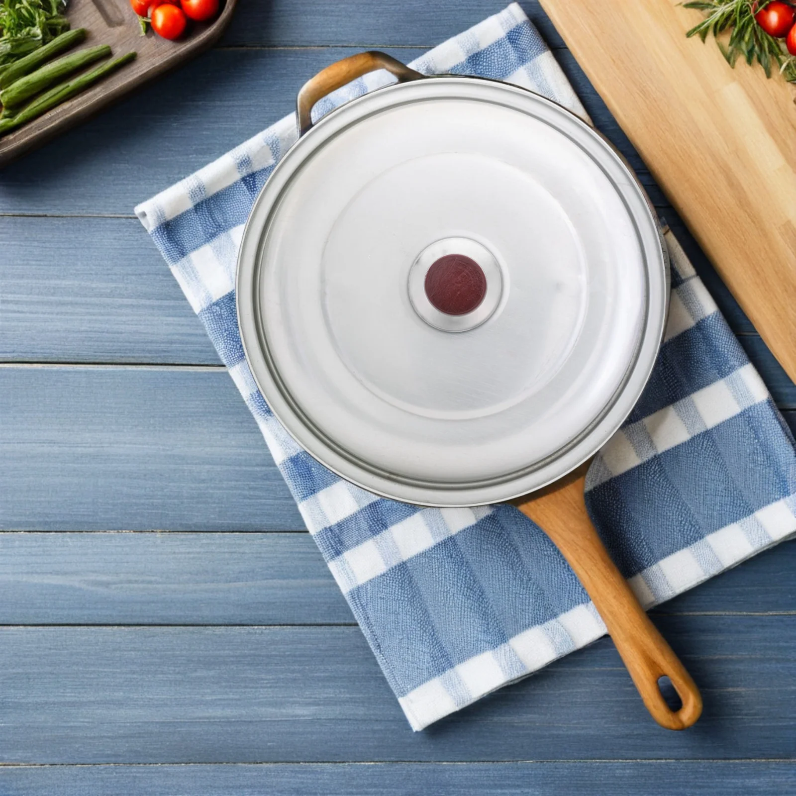 

2Pcs Universal Pot Lid Knobs Replacement Wood Handles Pan Lid Knob Replacement Heat Resistant Grip Pot Cover Knob