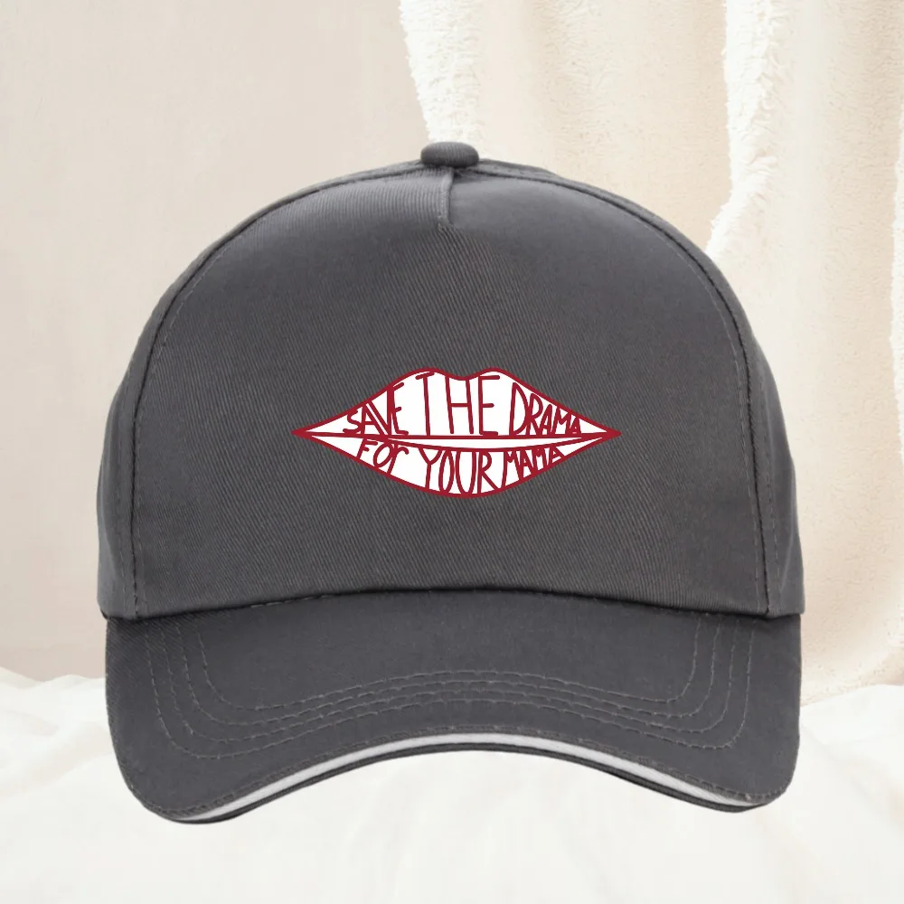 Save The Drama For Your Mama Baseball Cap, Classic Casual Stylish,Perfect Gift For Families And Friends Fashion Snapback hat 4