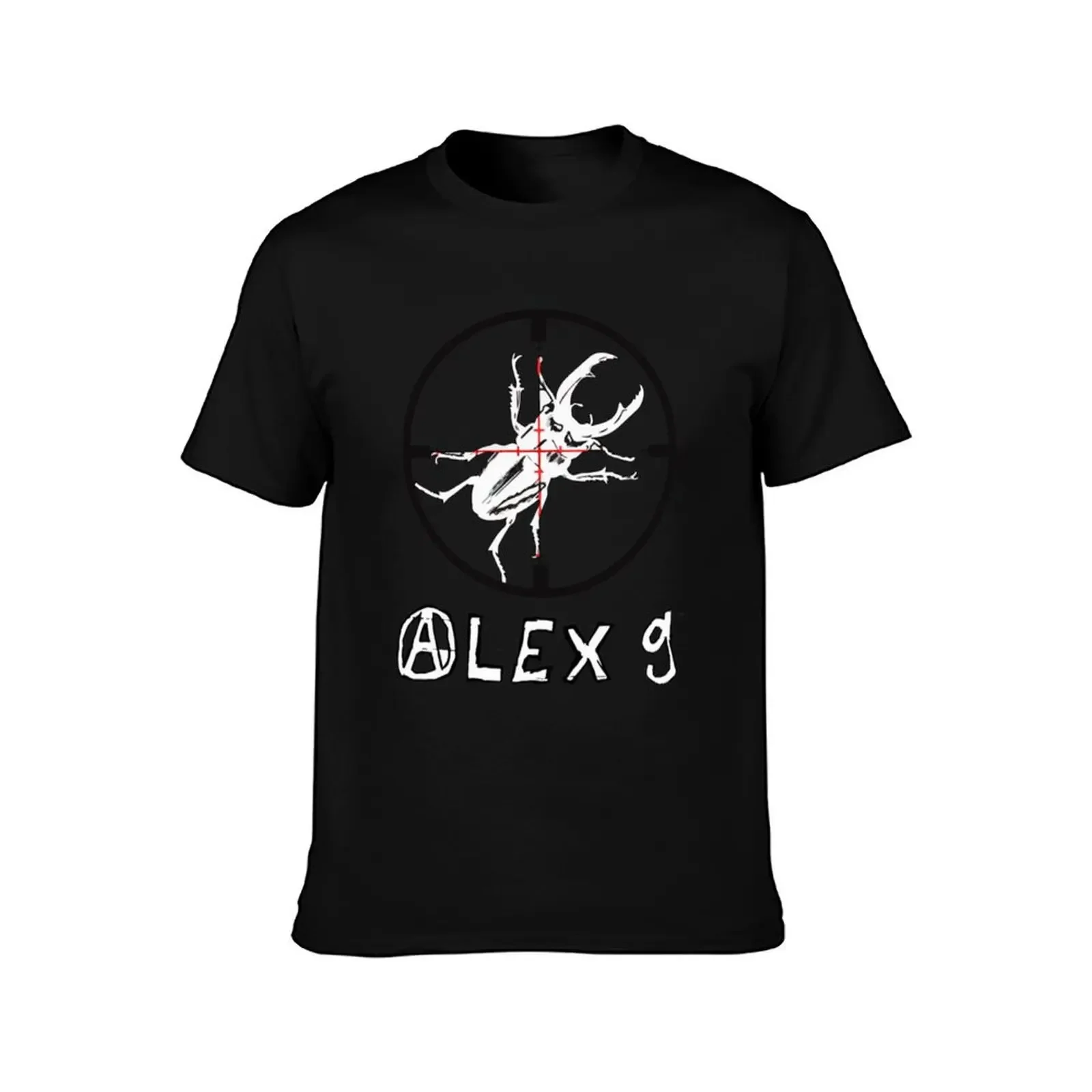 Sandy Alex G Bug Logo T-Shirt clothes plus size tops funny shirt cotton fitted t shirts for men