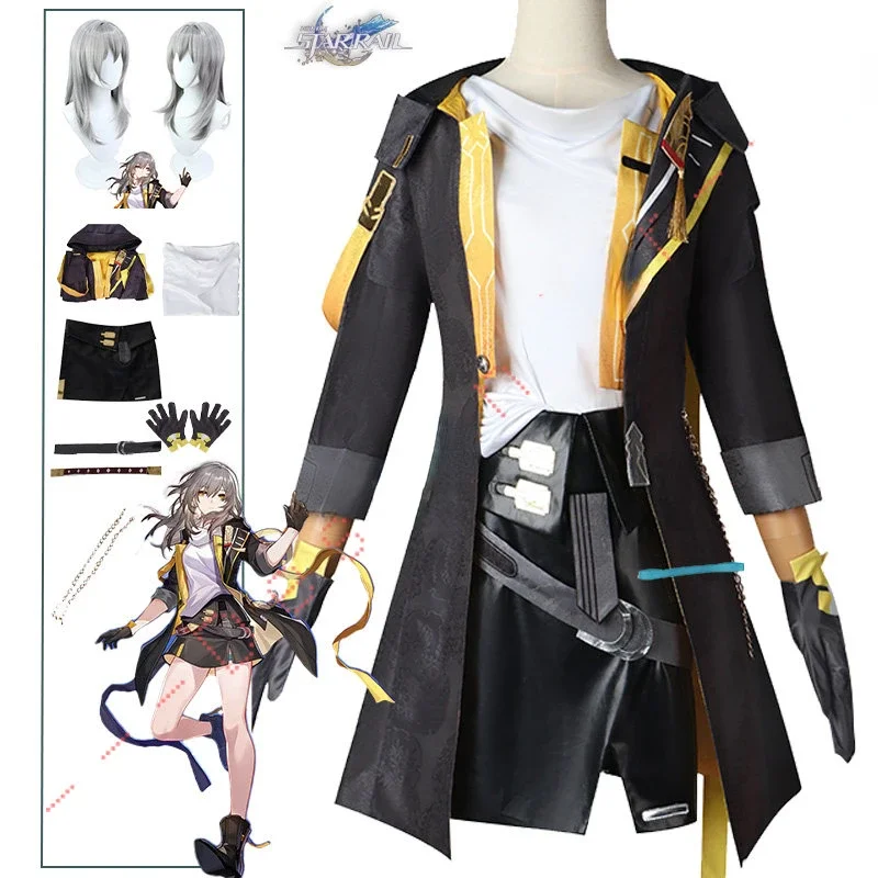 

Trailblazer Cosplay Honkai Star Rail Game Costume Women Uniform Wig Halloween Party Carnival Suit Role Play Comic Cn Outfit