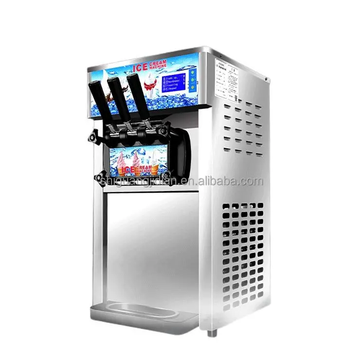 High Quality Automatic Blueberry Ice Cream Machine and Chocolate Ice Cream Blending Machine and Ice Maker