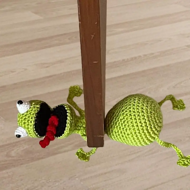 Animal Crochet Door Stop Decorative Door Stoppers Crochet Door Wedge Household Door Hardware Handmade Door Gear Windproof Floor