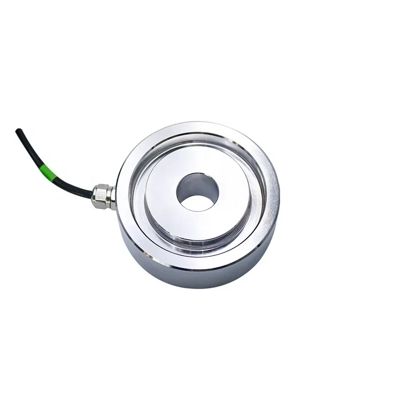 5 10 20 30 50KN Ring Torsion Load Cell Tension Compression Round Force Sensor Thru Hole Force Transducer For Testing Equipment