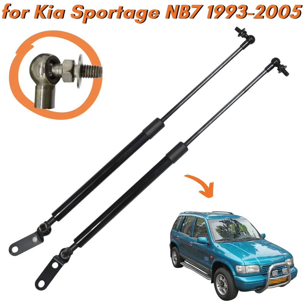 Qty(2) Trunk Struts for Kia Sportage 1st NB7 Wanli Sportage SUV 1993-2005 Lift Supports Gas Spring Tailgate Rear Shock Absorber