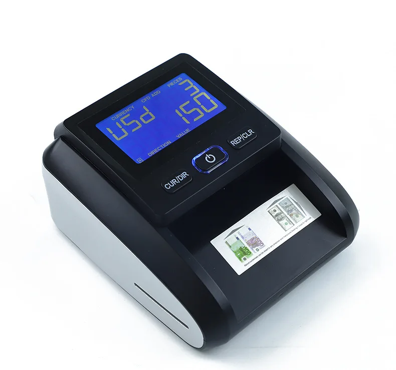 Imagem -02 - Portable Banknote Bill Counter Detector Handheld Counting Tool Notas Multi-país Mini Compact