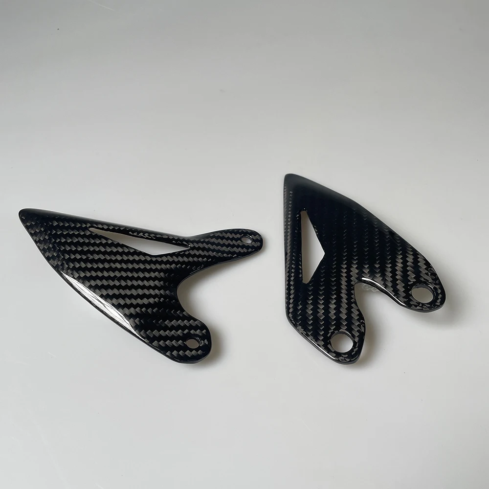 Neu Für Kawasaki Ninja 500 2024-Carbon Fiber Motorrad Pedale Hinterrad Set Zubehör Ferse Wachen – Detail 3