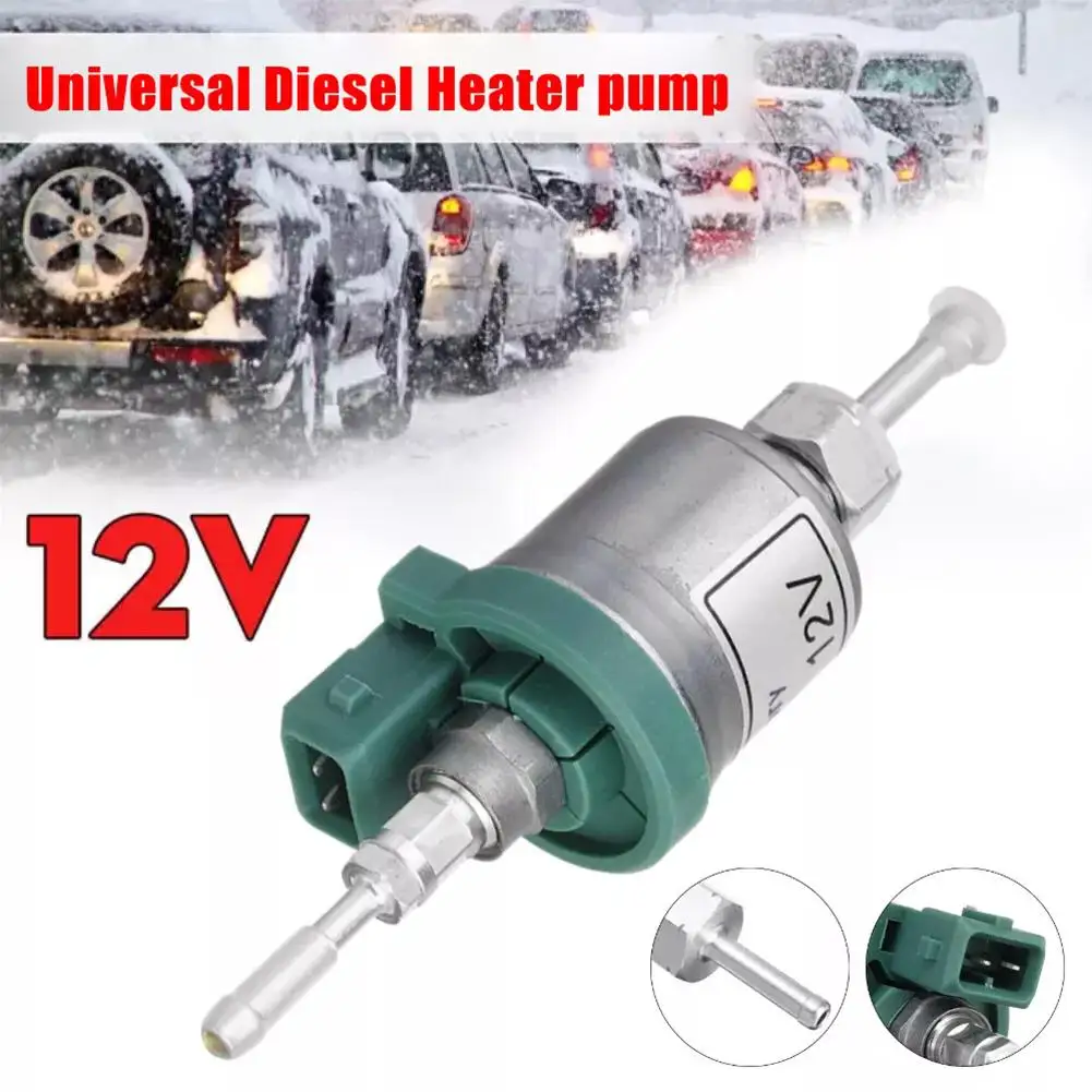 Pompa pemanas mobil Diesel umum 12V 5KW Logam Ultra tenang pompa bahan bakar pemanas udara pemanas Diesel musim dingin aksesori otomatis berkendara