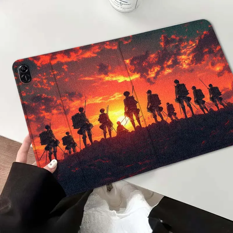أنيمي هجوم على تيتان كول لهواوي MediaPad MatePad Air M6 M5 M2 T10s T5 C5e 10 11 12X10.8 SE Pro غطاء اللوحي