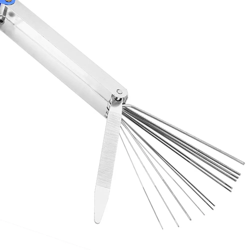 12 in 1 Carburetor Jet Cleaner Kit Compact Easy Carry Gas Welding Nozzle Cleaner Portable Easy Use Nozzle Cleaning Needle