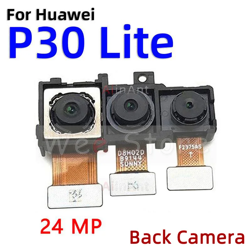 Cavo flessibile della fotocamera posteriore principale posteriore della fotocamera anteriore AiinAnt per parti del telefono Huawei P30 Lite P30 Pro